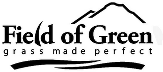 FIELD OF GREEN GRASS MADE PERFECT logo