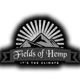 FIELDS OF HEMP IT'S THE CLIMATE logo