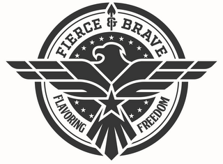 FIERCE & BRAVE FLAVORING FREEDOM logo