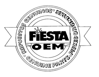 FIESTA OEM GENUINE PARTS PIECES ORIGINALES GENUINOS REPUESTOS