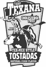 FIESTA TEXANA CHOLESTEROL FREE TEX-MEX STYLE TOSTADAS NATURAL CORN FLAVOR logo