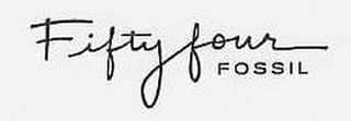 FIFTY FOUR FOSSIL logo