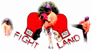 FIGHT LAND KO'S 2 KO'S logo