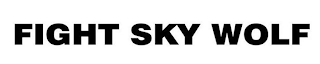 FIGHT SKY WOLF logo