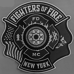 FIGHTERS OF FIRE FD MC NEW YORK logo