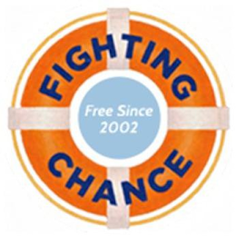 FIGHTING CHANCE FREE SINCE 2002 logo