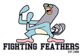 FIGHTING FEATHERS EST.1988 logo