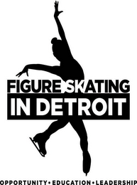 FIGURE SKATING IN DETROIT OPPORTUNITY ·EDUCATION · LEADERSHIP logo
