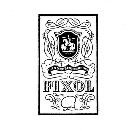 FIJA EL CABELLO Y MANTIENE EL PEINADO FIXOL GAL logo