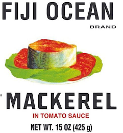 FIJI OCEAN BRAND H MACKEREL IN TOMATO SAUCE NET WT. 15 OZ. (425 G) logo