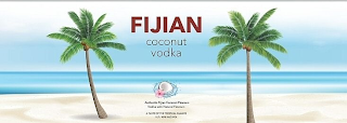 FIJIAN COCONUT VODKA AUTHENTIC FIJIAN COCONUT FLAVOURS VODKA WITH NATURAL FLAVOURS A TASTE OF THE TROPICAL ISLANDS 1LT/40% ALC/VOL logo