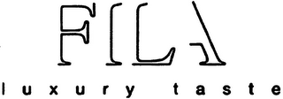 FILA LUXURY TASTE logo