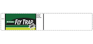 FILL LINE REUSABLE FLY TRAP CONTAINS FLY TRAP ATTRACTANT logo