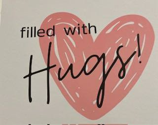 FILLED WITH HUGS! logo