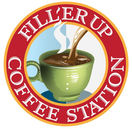 FILL'ER UP COFFEE STATION logo