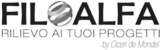 FILOALFA RILIEVO AI TUOI PROGETTI BY CICERI DE MONDEL logo