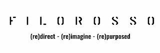 FILOROSSO (RE)DIRECT - (RE)IMAGINE - (RE)PURPOSED logo