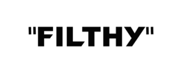 "FILTHY" logo