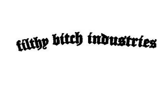 FILTHY BITCH INDUSTRIES logo