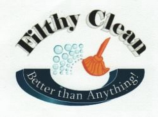 FILTHY CLEAN BETTER THAN ANYTHING! logo