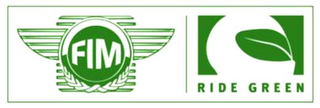 FIM RIDE GREEN logo