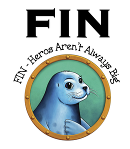FIN FIN-HEROS AREN'T BIG ALWAYS logo