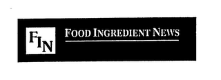 FIN FOOD INGREDIENT NEWS