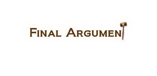 FINAL ARGUMENT logo