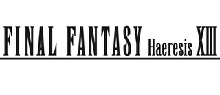 FINAL FANTASY HAERESIS XIII logo