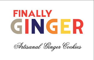 FINALLY GINGER ARTISANAL GINGER COOKIES logo
