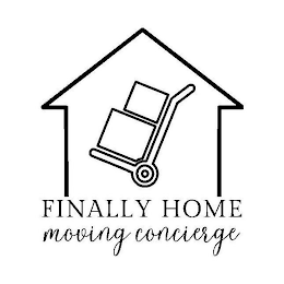 FINALLY HOME MOVING CONCIERGE logo
