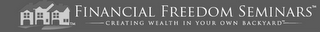 FINANCIAL FREEDOM SEMINARS CREATING WEALTH IN YOUR OWN BACKYARD logo