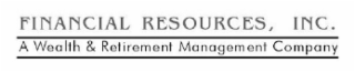 FINANCIAL RESOURCES, INC. A WEALTH & RETIREMENT MANAGEMENT COMPANY logo