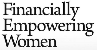 FINANCIALLY EMPOWERING WOMEN logo