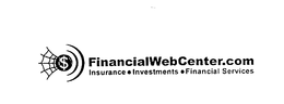 FINANCIALWEBCENTER.COM INSURANCE INVESTMENTS FINANCIAL SERVICES logo