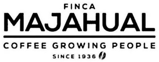 FINCA MAJAHUAL COFFEE GROWING PEOPLE SINCE 1936 logo