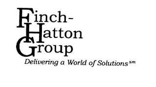 FINCH - HATTON GROUP DELIVERING A WORLD OF SOLUTIONS logo