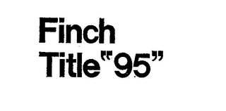 FINCH TITLE "95" logo