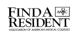 FIND A RESIDENT AAMC ASSOCIATION OF AMERICAN MEDICAL COLLEGES logo