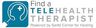 FIND A TELEHEALTH THERAPIST POWERED BY SANTÉ CENTER FOR HEALING logo