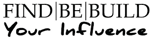 FIND BE BUILD YOUR INFLUENCE logo