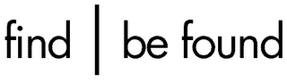 FIND BE FOUND logo