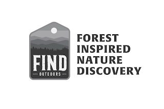 FIND ESTD OUTDOORS 1972 FOREST INSPIREDNATURE DISCOVERY logo