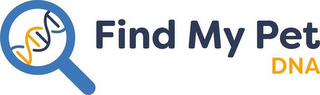 FIND MY PET DNA logo
