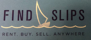 FIND SLIPS RENT. BUY. SELL. ANYWHERE logo