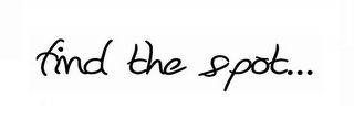 FIND THE SPOT... logo