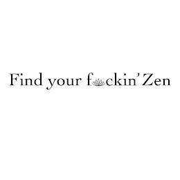 FIND YOUR FUCKIN´ ZEN logo