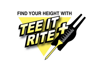 FIND YOUR HEIGHT WITH TEE IT RITE + logo