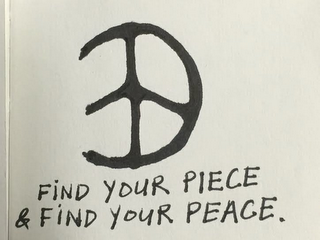 FIND YOUR PIECE & FIND YOUR PEACE. logo
