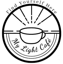 FIND YOURSELF HERE MY LIGHT CAFÉ logo